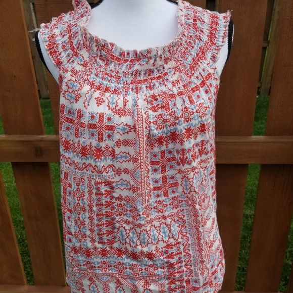 hippie laundry Tops - Hippie Laundry- cap sleeve top- Size Large